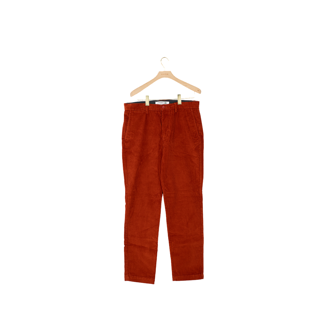 L'Exception/Lacoste Live/H/Pantalon/Marron/FR 44/Velours