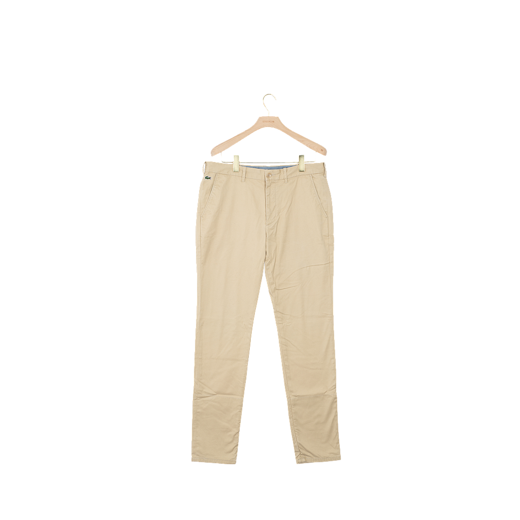 L'Exception/Lacoste Live/H/Pantalon/Beige/W34/Coton