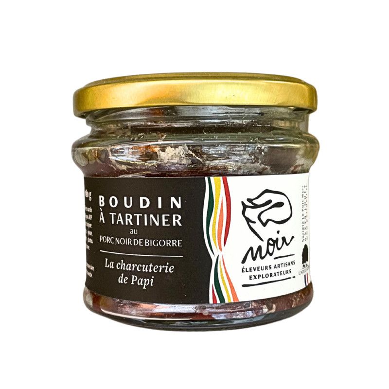 Boudin artisanal de porc Noir de Bigorre - 180g