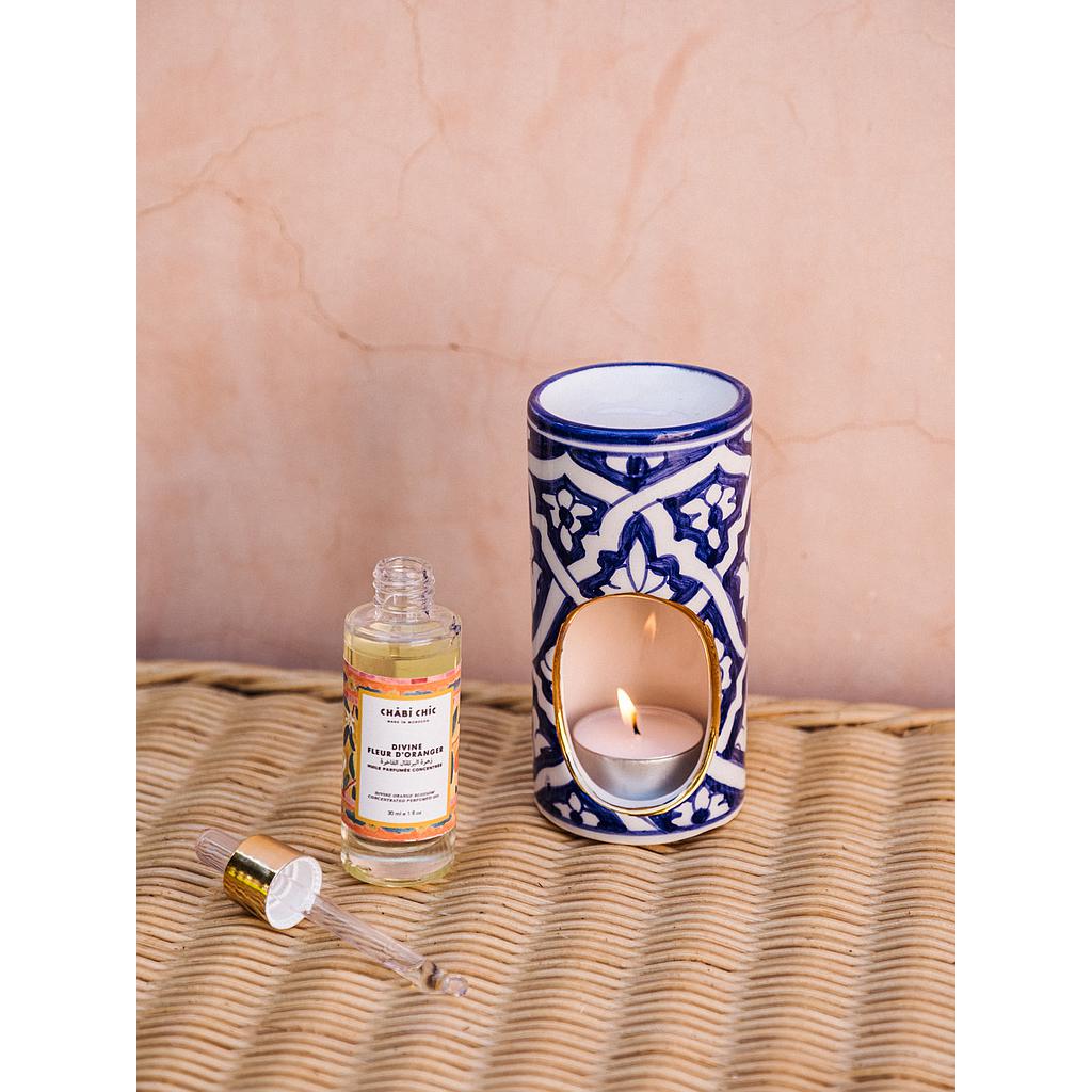 Diffuseur de parfum Fassia bleu majorelle gold