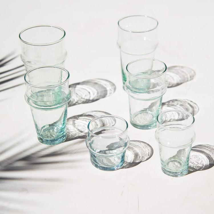 LES VERRES BELDI EN VERRE RECYCLE