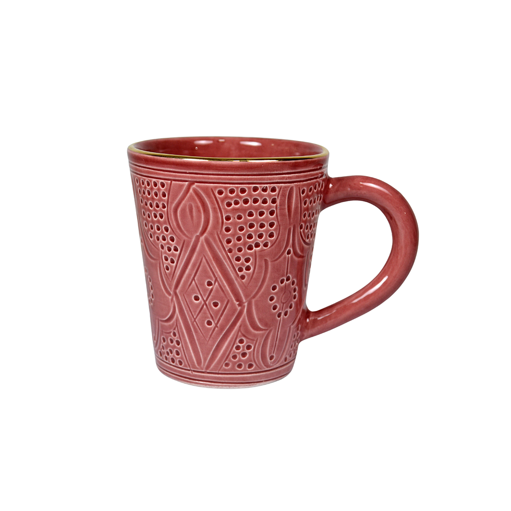 Mug Empreinte aubergine gold