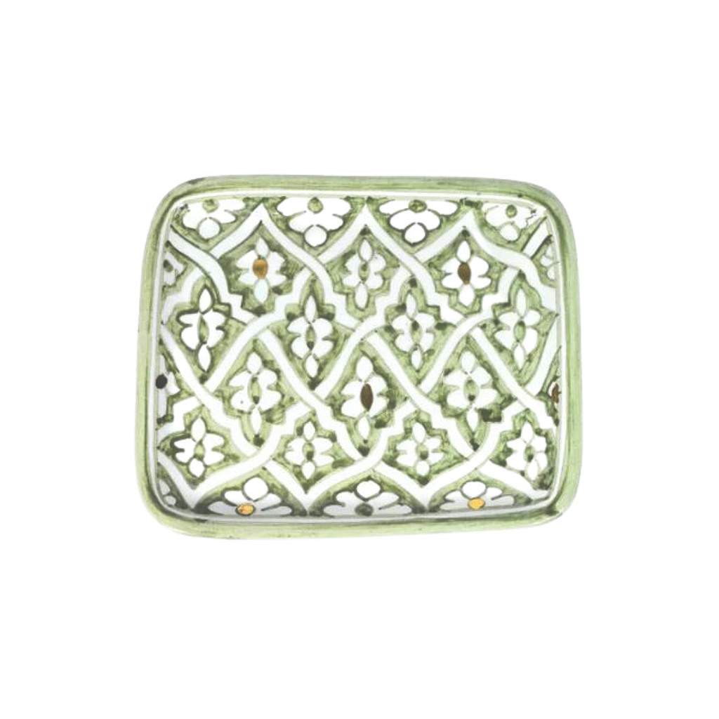 Petit plateau Fassia mint gold