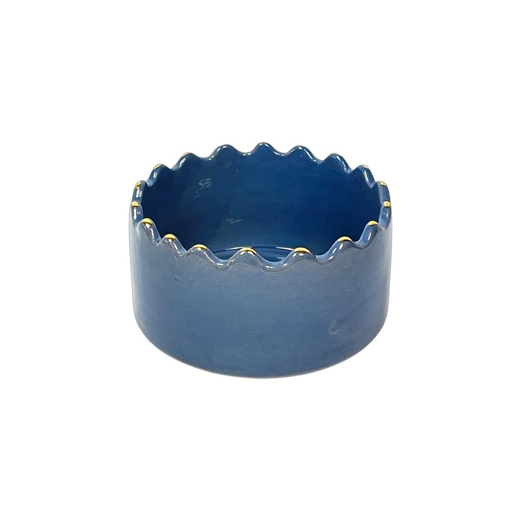 Bol droit Tazza Bleu stone gold
