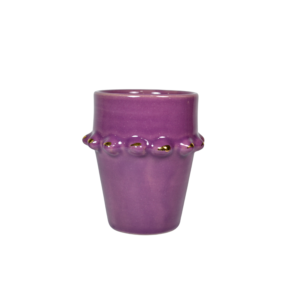 Grande tasse beldi Tazza lilas gold