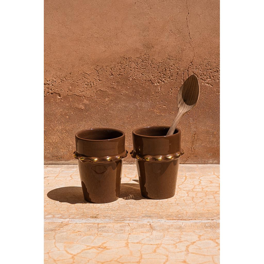 Grande tasse beldi Tazza sahara gold