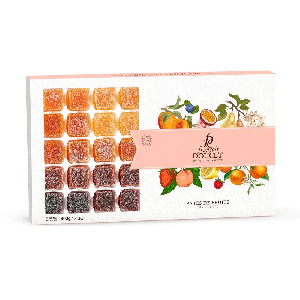Coffret Pâtes de Fruits Gourmet - dix parfums - 400g