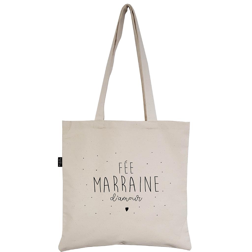 Tote bag à nœuds "Marraine"