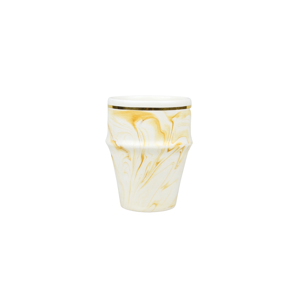 Moyenne tasse beldi Tourbillon paille gold