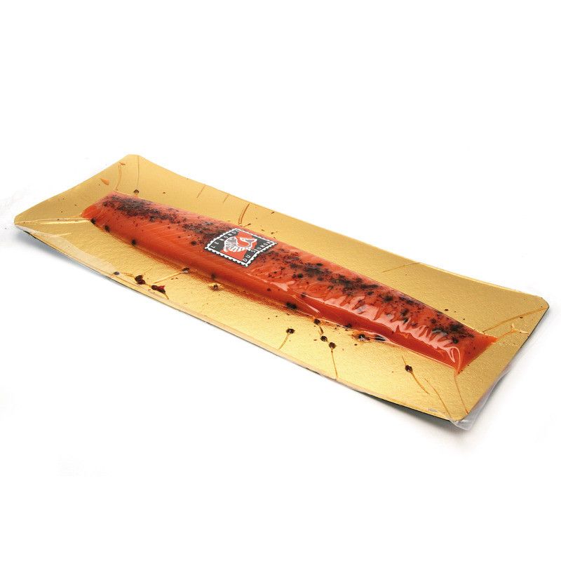 Coeur de filet de saumon fumé d'Écosse mariné à la mandarine - 400g