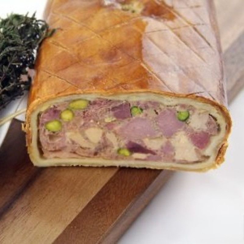 Pâté en croûte de canard à la fleur de thym ±1,3kg