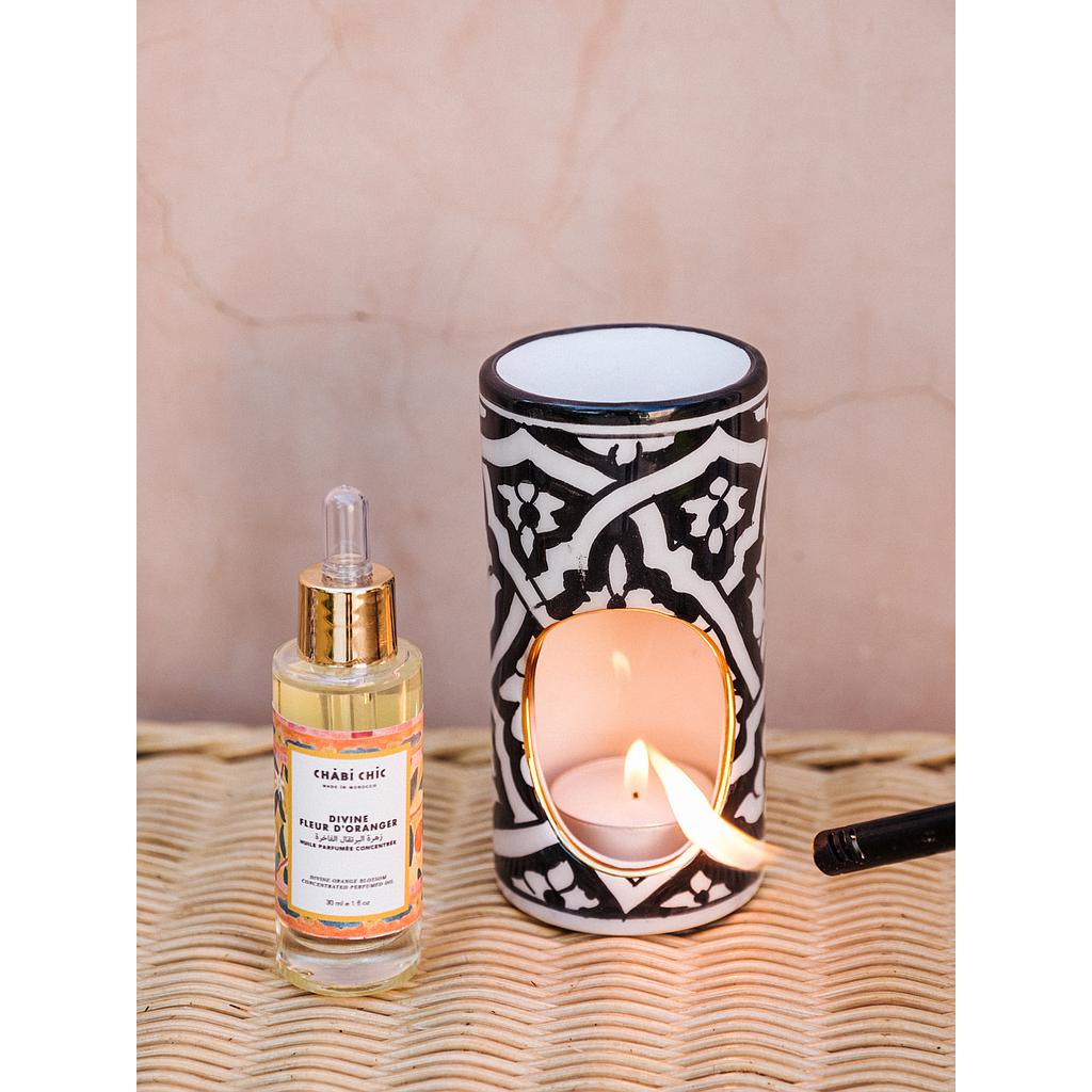 Diffuseur de parfum Fassia noir gold