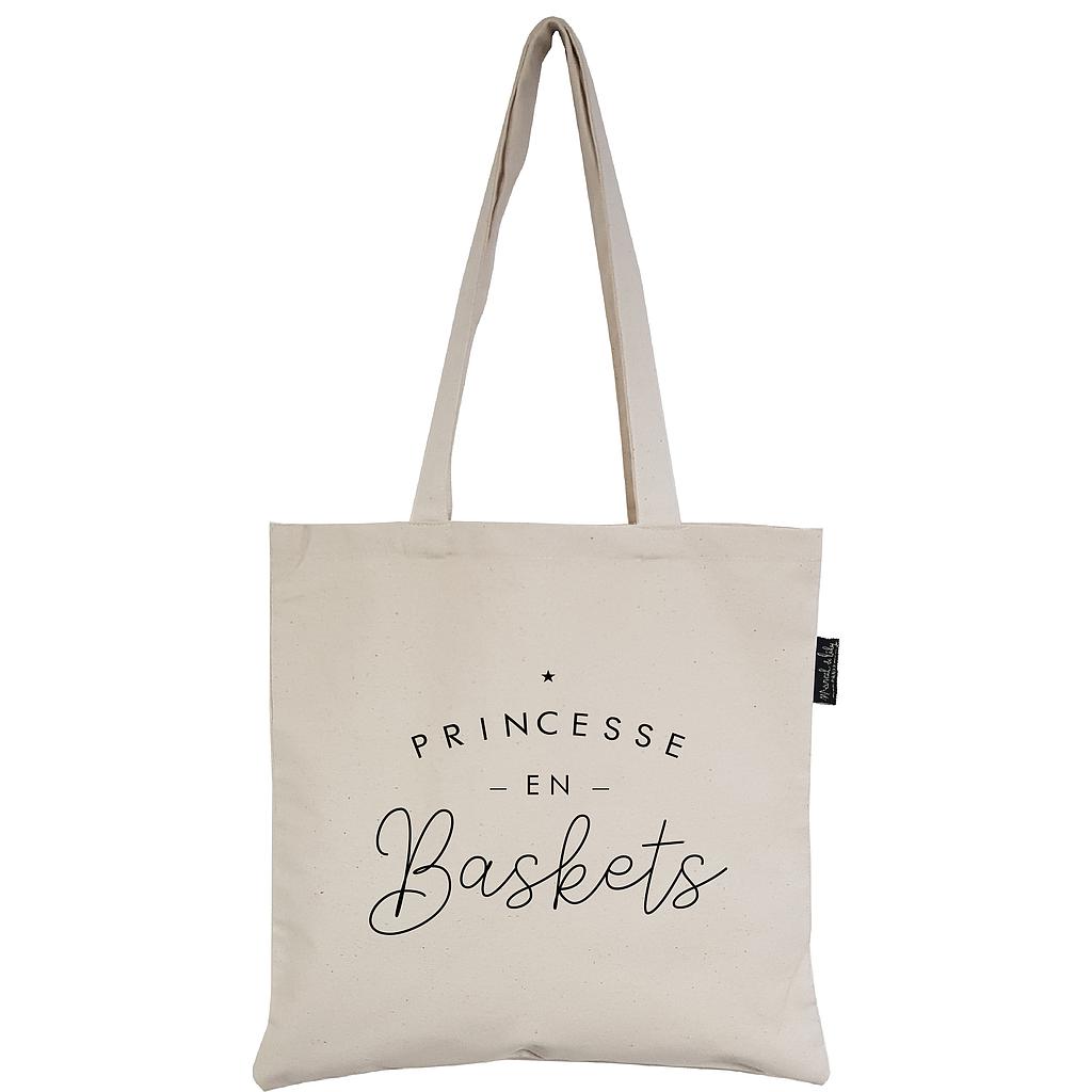 Tote-Bag écru Princesse en Baskets