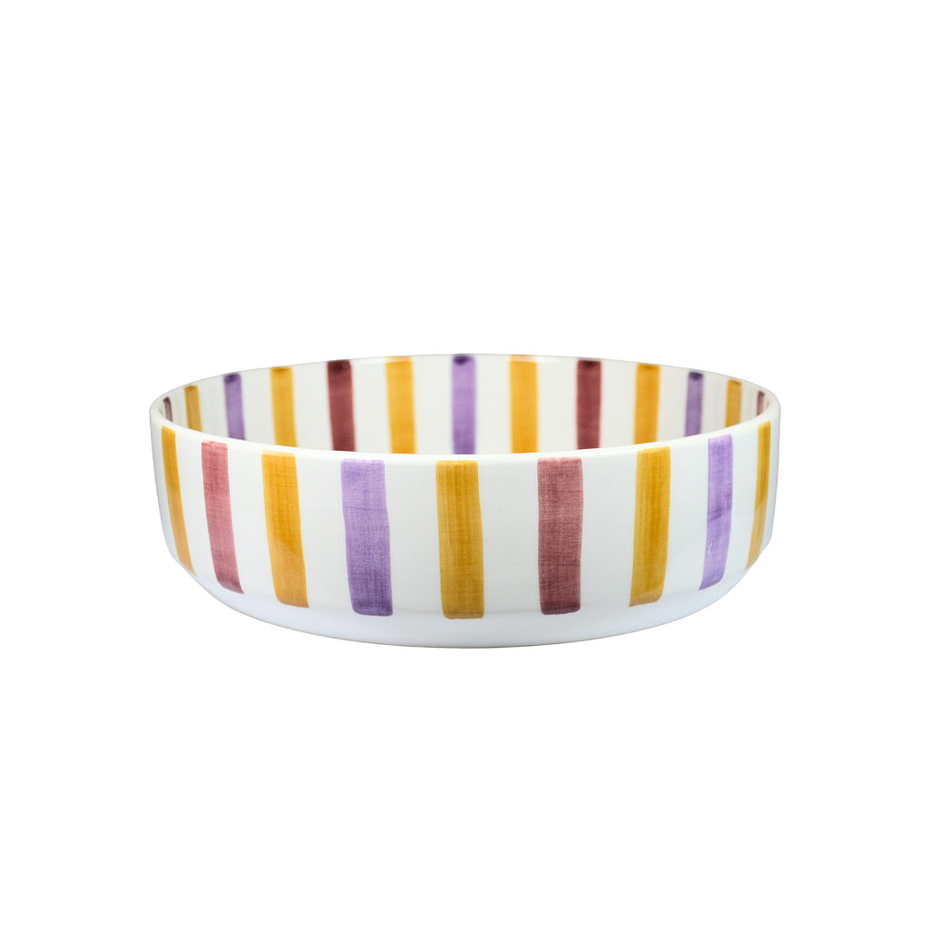 Plat droit Ourika lilas paille gold
