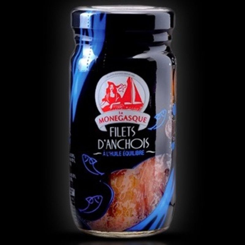 Filets d'anchois à l'huile - 100g