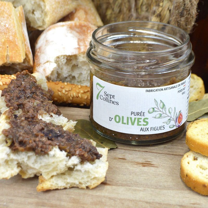 Purée d'olives aux figues - 100g