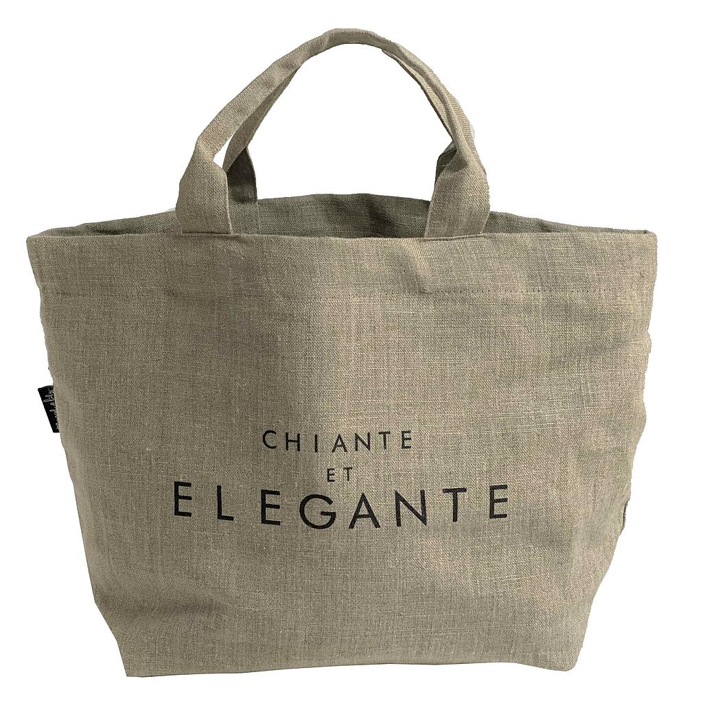 Mon p'tit cabas en lin  chiante et élégante