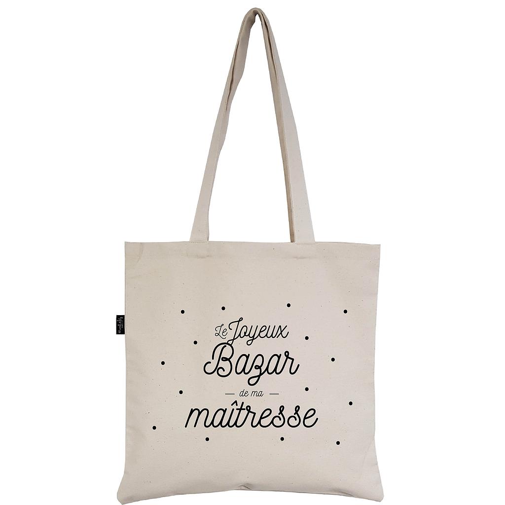 Tote-Bag écru Le Joyeux Bazar de ma maîtresse